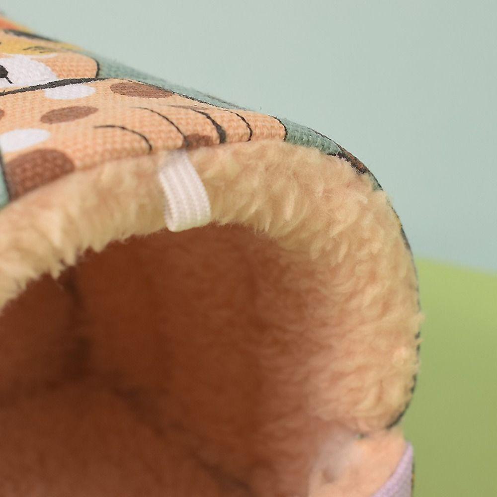 Casă Caldă de Iarnă pentru Hamster Pluș Mini Cușcă Covoraș Cuib Drăguț pentru Cobai