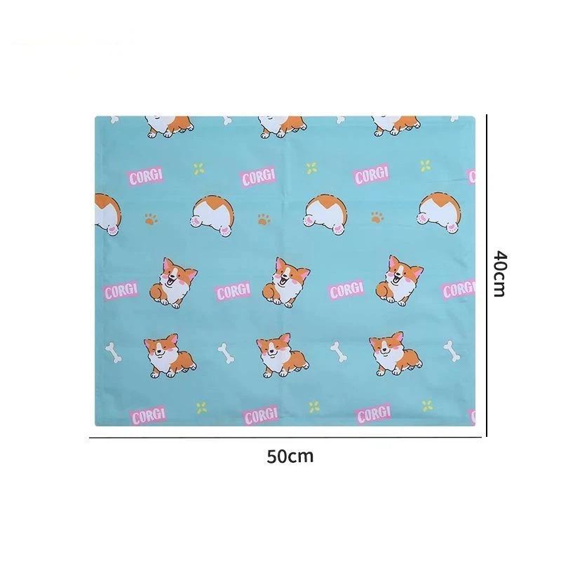 Reusable Pet Cooling Mat Waterproof Gel Pad For Dogs And Cats Summer Non Toxic Cool Bed Mat