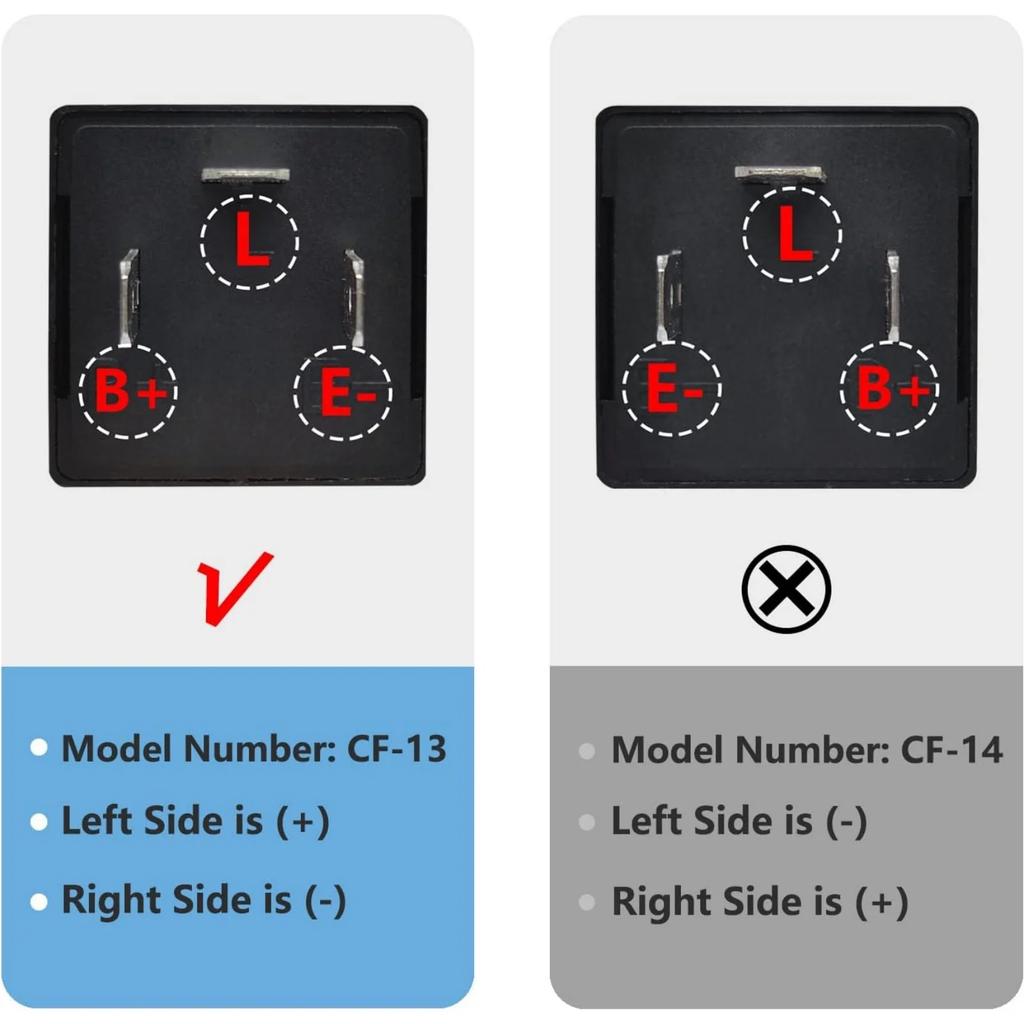 12v 3 Pin Adjustable LED Flasher Relay Motorcycle Turn Signal Lights LED Flashing Converter Tool Electronics Regulator Kit
