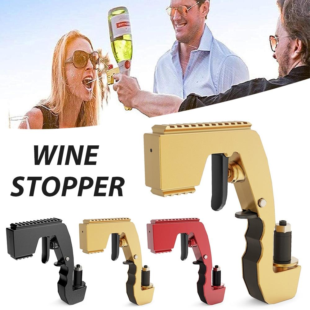 Champagne Wine Dispenser Bottle Beer Ejector Feeding Bottle Beer Spray Gun Bottle Cap Wine Stopper Ejector Feeding Wine Stopper