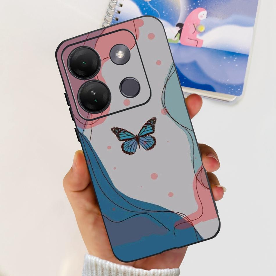 For Infinix Smart 7 HD Case Smart 7HD X6516 2023 Elegant Printing Soft Silicon TPU Slim Phone Back Cover