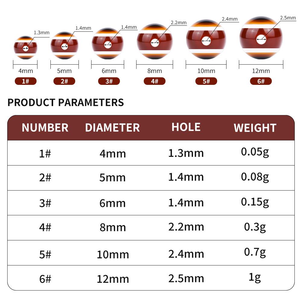 Simulierte Fischaugenperlen für Angelköder – Kleine Angelzubehörteile