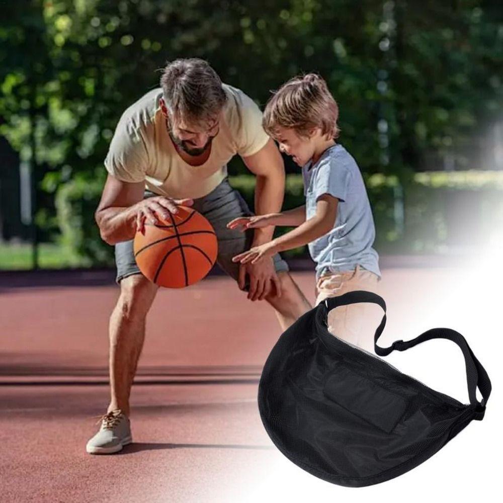 Single Shoulder Crossbody Ball Bag Adjustable Soccer Storage Case Football Volleyball