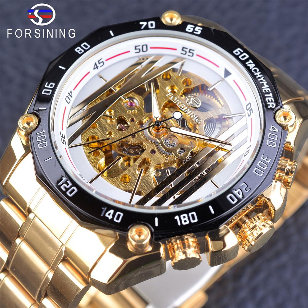 Reloj mecánico y automático tipo esqueleto de hombre comprar a