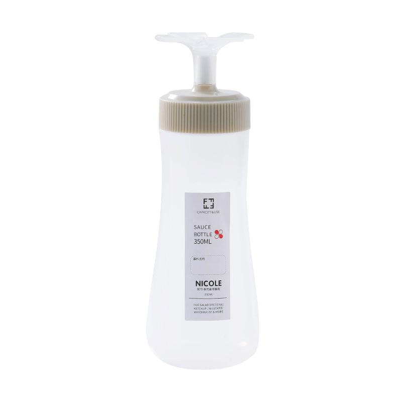 Squeeze Sauce Bottle Seasoning Tomato Salad Sauce Graduated Cream Squeeze Oil Bottle PE Material Kitchen Food Container слоновая кость