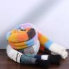 Women's Thin Narrow Long Colorful Striped Scarf Autumn And Winter New Design Hot Girl All-Match Decorative Scarf