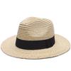57 cm 59 cm 61 cm 63 cm tamaño grande rafia Panamá sombrero de paja de grado superior verano mujeres hombres ala ancha playa gorra de sol protección UV sombrero Fedora