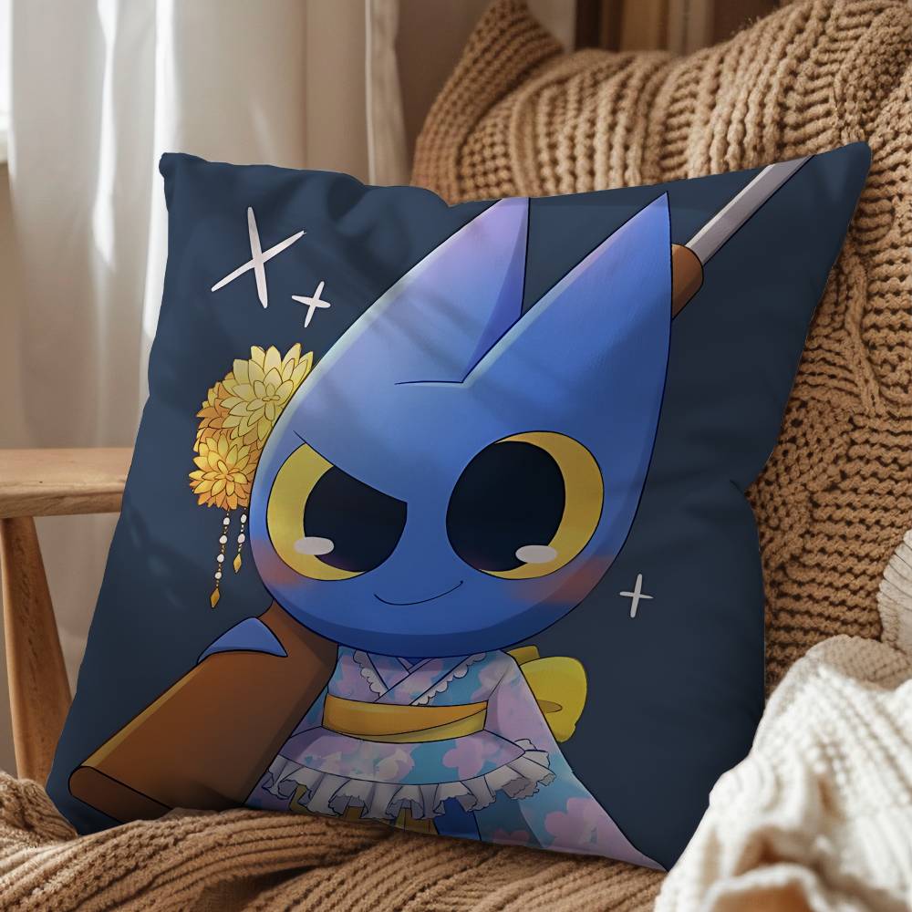Pillow Mao Mao Heroes of Pure Heart Pillow Case Square DoubleSided Printing Short Plush Sofa Cushion Cover Bedroom Bedside