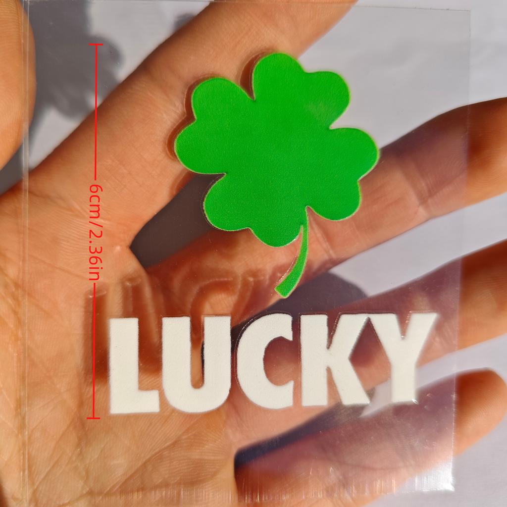 2 lucky style car badge stickers, suitable for all car decoration accessories