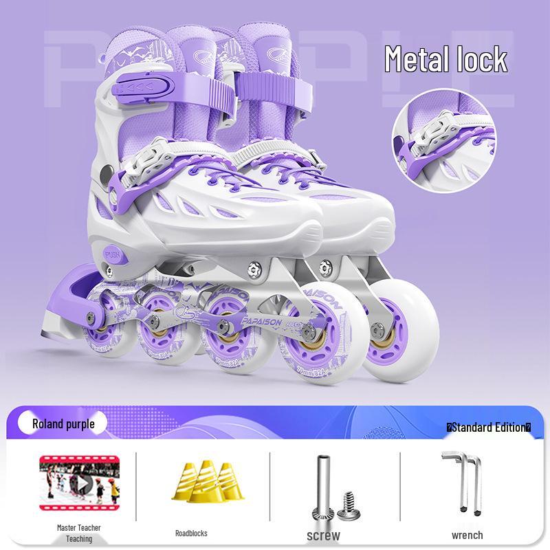 Flashing Roller Skates for Beginners: Adults & Kids, Boys & Girls, Professional Quality