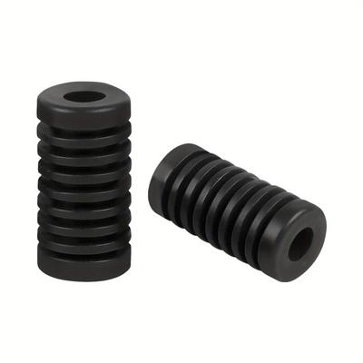 2pcs Motorcycle Gear Shift Lever Covers - Durable Rubber, Anti-Slip Pedal Pads for Enhanced Riding Comfort & Protection