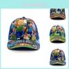 Minecraft Muster Kinder Baseballkappe Mit Breiter Krempe Sonnenschutz Für Sommer Outdoor Spiel