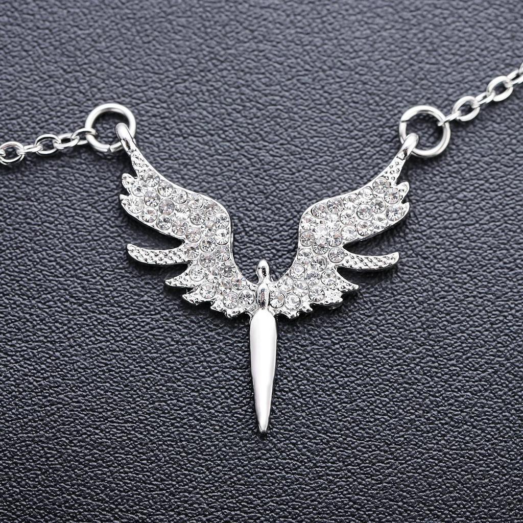 Men’s Angel Wings Necklace: Versatile, Trendy Hip-Hop Summer Accessory for Women & Men