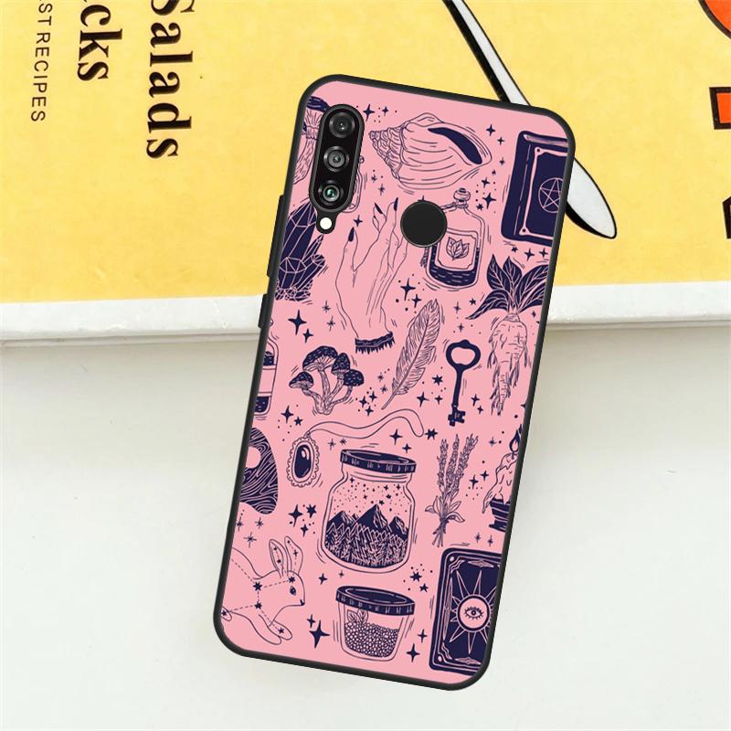 Girly Pastel Witch Goth Ouija For Huawei Nova Y61 Y73 Y70 Y72 Y60 Y90 Y91 7i 8i 11i 12i 12s 9 10 SE P20 P30 P40 Lite Case