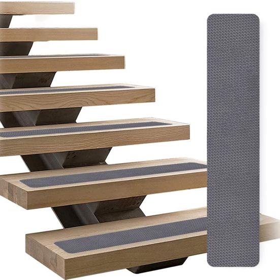 1 Set Stair Sticker Oilproof Waterproof Anti-slip Floor Sticker Luminous Wear-Resistant Protection