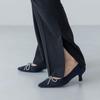 [Evol] Lightweight, Cushioned Ribbon Suede 5cm Pumps