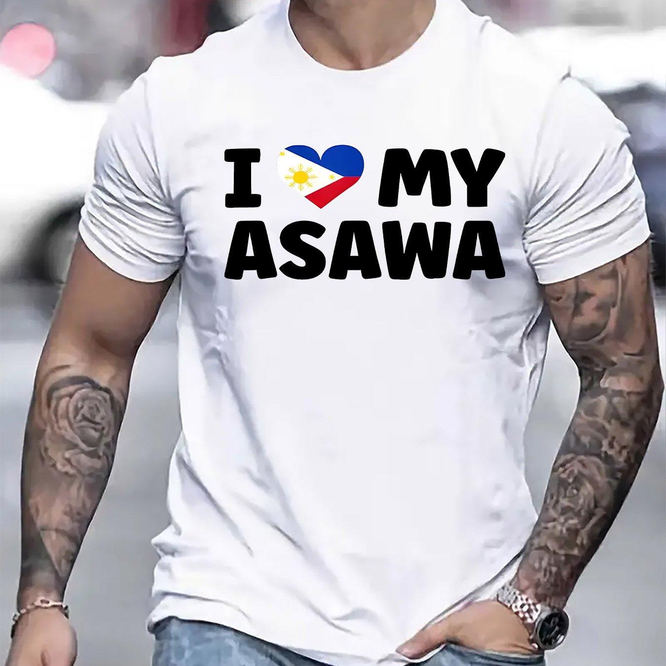 

The New Mens Pure Cotton Tshirt Is Comfortable Breathable and Of High Quality Its The Pride of The Philippines for Beach 4XL