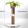 Kokospalme Sisal Kratzbaum & Kratzbrett für Katzen - Stabil, Kein Abblättern.