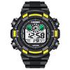 Cool Boss Outdoor Waterproof Led Luminous Digital Watch For Men With Stopwatch And Sports Timing