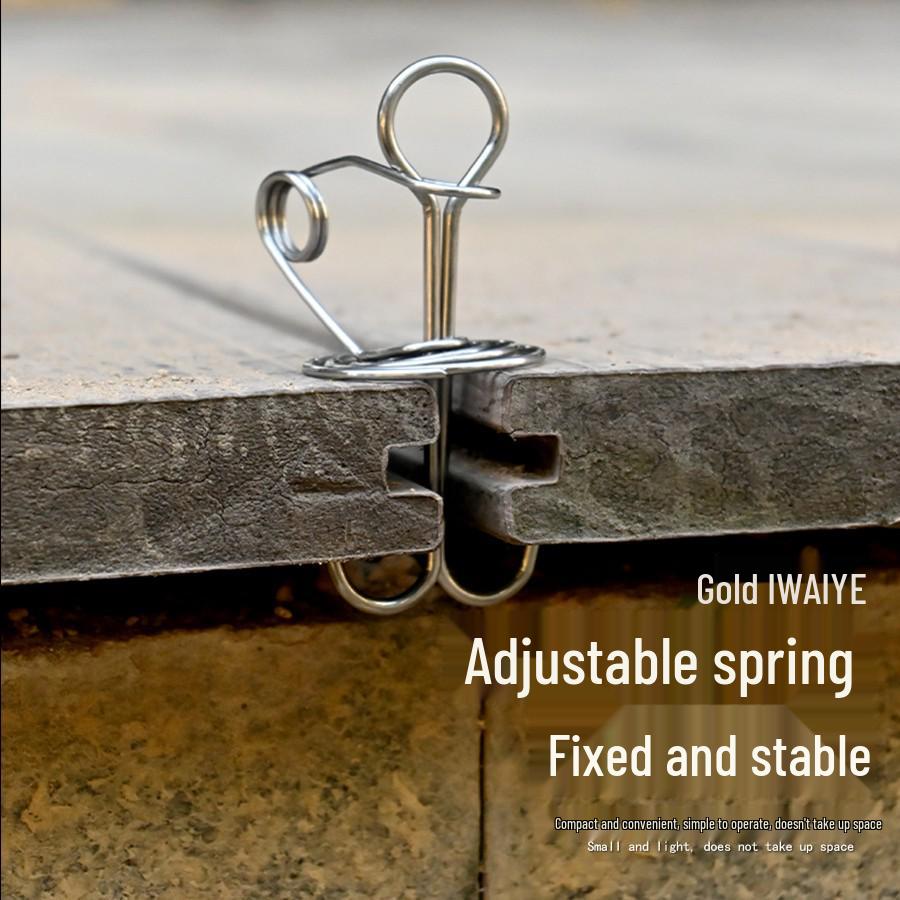 High-Strength Tent Anchor with Torsion Spring and Windproof Buckle