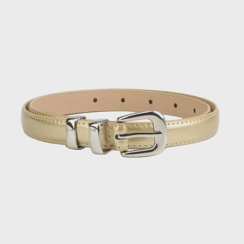 Korean-Style Women's Dopamine Decorative Belt - Simple, Stylish, and Versatile for Jeans
