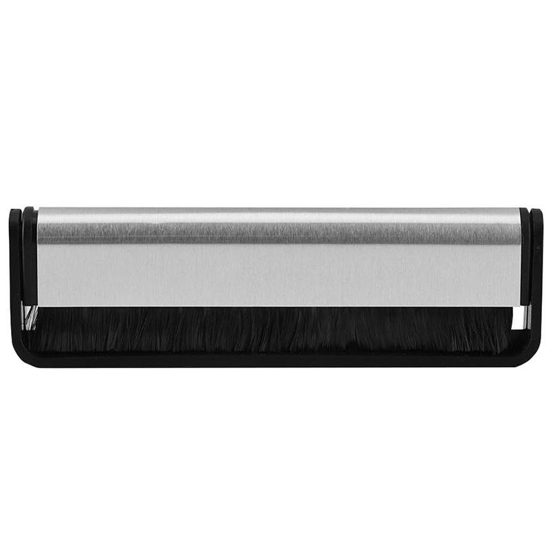 LP Vinyl Record Player Cleaning Brush Records Player Anti-Static Handle Carbon Fiber Brush Phonograph Turntables Plastic Brushes