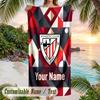 Toalla de Playa Estampado Athletic Bilbao FC Nombre Personalizado Texto Toalla Suave para Piscina