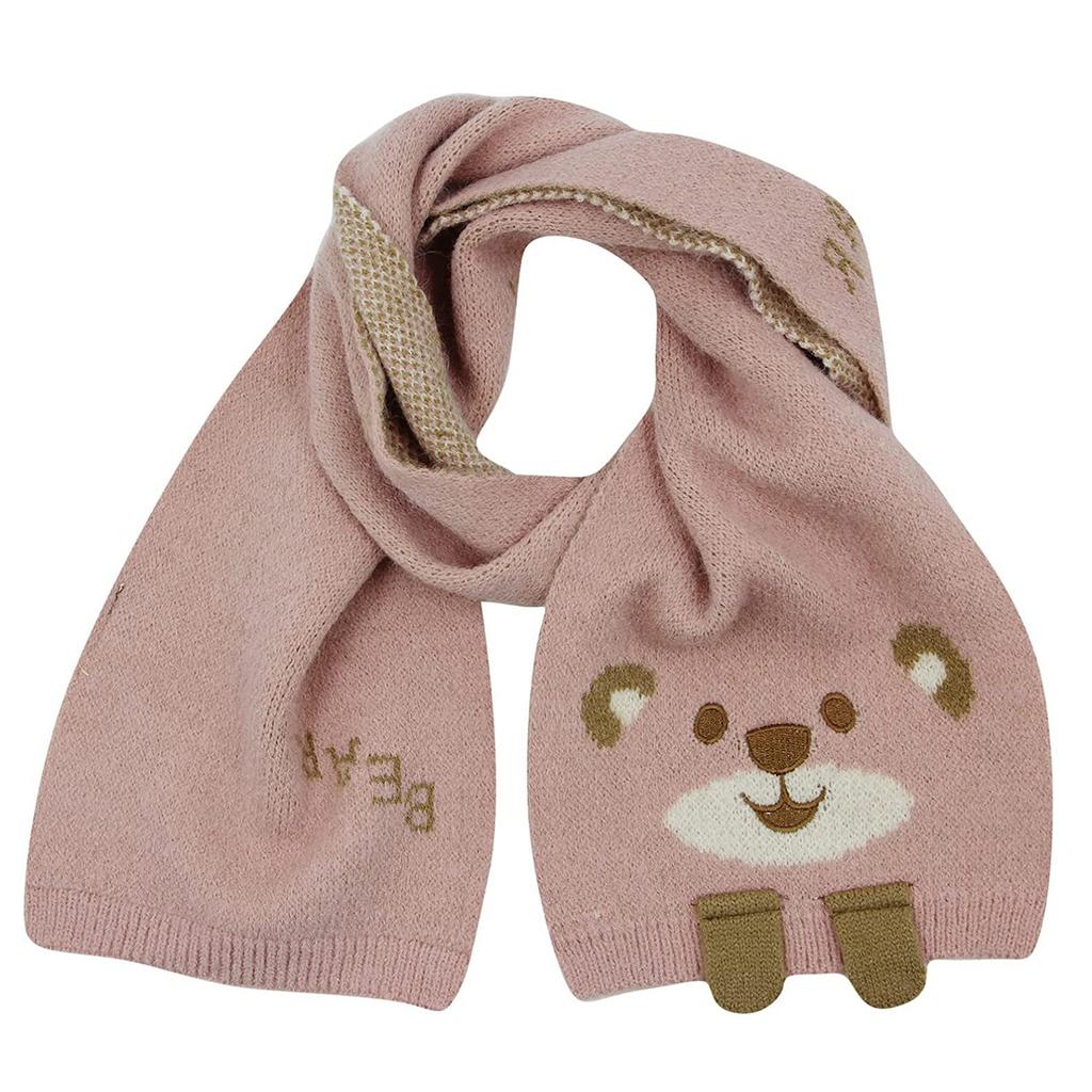 Animal Flower Scarf, Cute Fashion Children's Scarf, Jacquard Cartoon Knitted Scarf