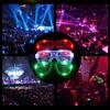 6/48 st LED Lysande Glasögon för Barn Födelsedag Halloween Maskeradfest Bröllop Möhippa Bar Gåva Dekoration