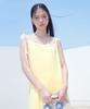 SWEET BITTER Ribbon Terry Dress_Yellow