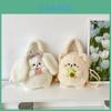 Cute Avocado Cat Plush Crossbody Bag With Soft Short Plush For Girls And Teens