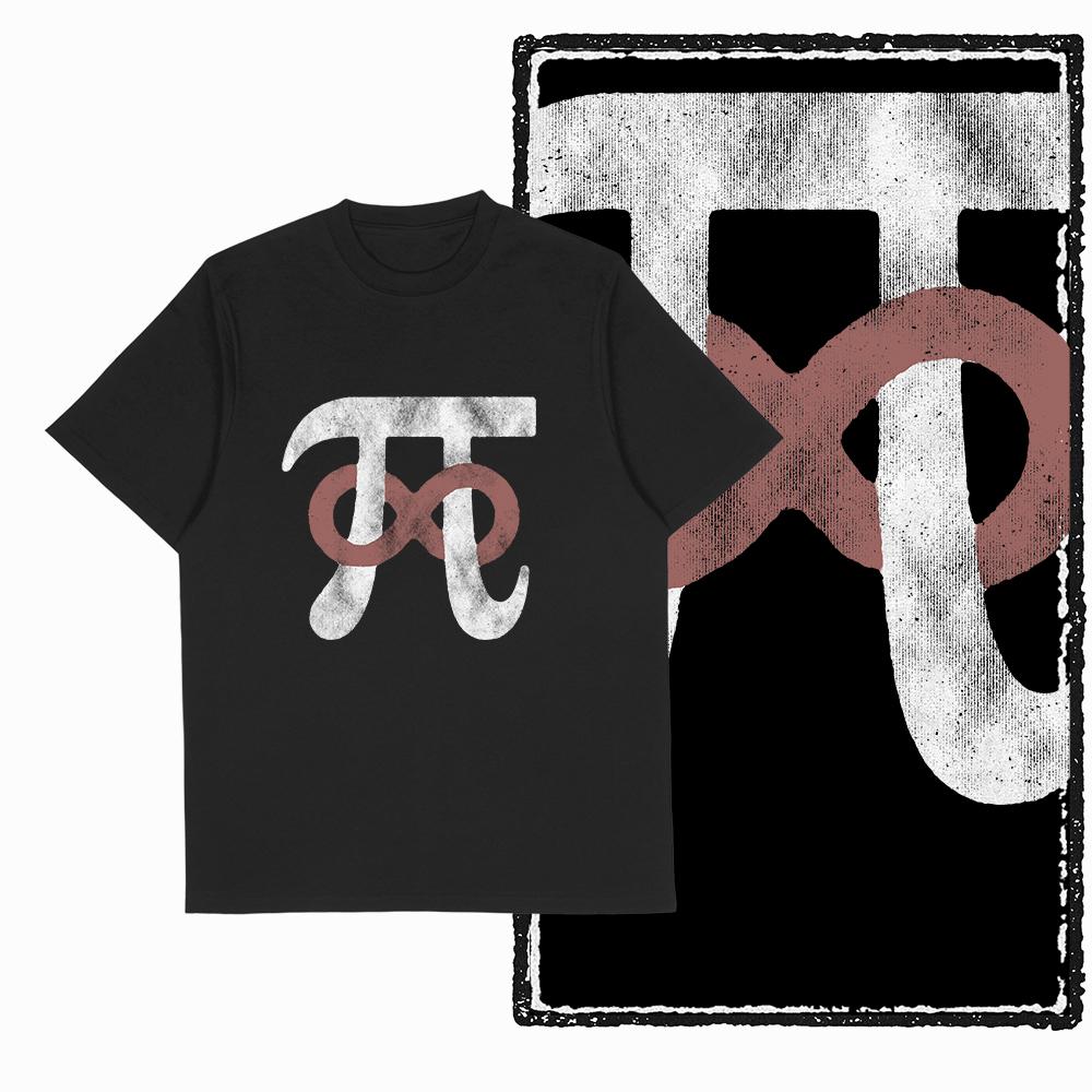 Coolmind SC 100% Cotton math lover pai Graphic T shirt fo men Cool math Big Size vintage BLACK men's novelty tee shirt