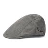 Corduroy Cap Men's Solid Color Retro Peaked Cap Winter Newsboy Caps for Men Thick Cap Old Man Cap Painters Hats