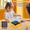 Tic Tac Toe Bolt Game,  Educational Tic Tac Toe Handheld Puzzle Games, Portable Travel Games, Board Games As Gifts for Children and Adults (Yellow)