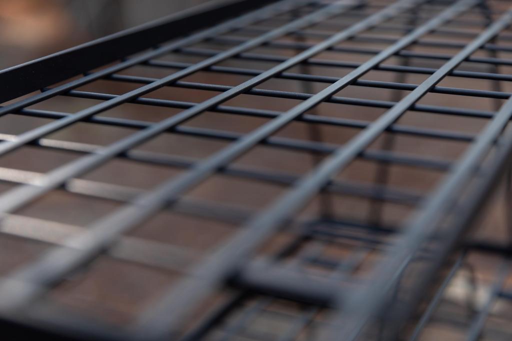 CAMPING MOON Camping Rack, 24cm Wide, Stackable Mesh Rack for Campfire Tables and Outdoor Camping, Model T-229