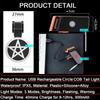 Bicycle Taillight Multiple Lighting Modes USB Charging Led Bicycle Heart-shaped Round Five-pointed Star Light Flash Taillight