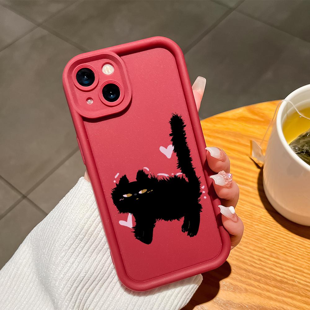 Soft Silicone Phone Casing Full Cover Camera Shockproof Protection Case for Samsung Xiaomi Redmi Poco