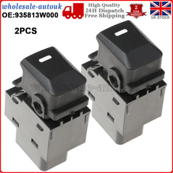 2PCS Power Window Sub Switch For KIA SPORTAGE 2012-2016 Replace 935813W000