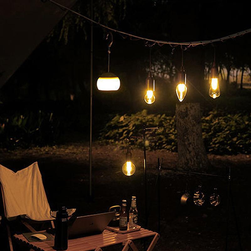 Outdoor Usb Rechargeable Led Lamp Bulbs High Brightness Emergency Light Hook Up Camping Fishing Portable Lantern Night Lights