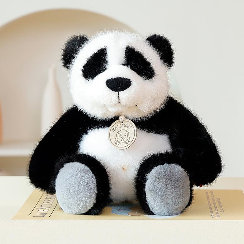 

22cm Kawaii Elephant Panda Schnauze Plush Toys Kawaii Hairy Small Animals Stuffed Dolls Lovely Girls Boys Companion Plush Toys 22cm чёрный