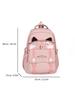 Schoolbag cute girl high-value backpack to reduce the burden of spine care, junior high school high school students versatile large-capacity backpack