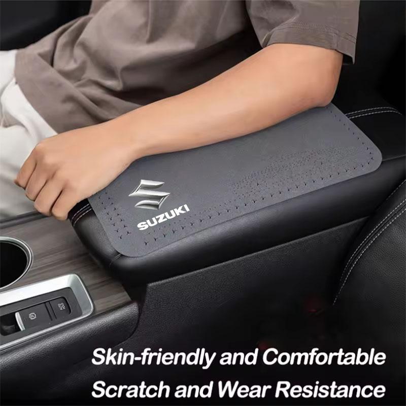 Car Armrest Mat Center Console Arm Rest Protection Cushion for Suzuki Grand Vitara ALTO Ciaz IGNIS Jimny Samurai Car Accessorie