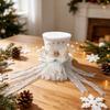 Angel Tree Topper Hat Plush Christmas Tree Top Decoration Plush Christmas Tree Topper Slip-On For Living Room Office