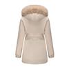 Women's Hooded Coat Ladies Winter Cotton Coat Thickened Warm Jacket