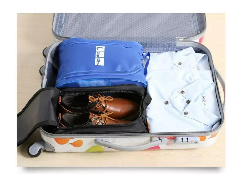 Large Capacity Waterproof Travel Shoe Bag - Dustproof and Portable Shoe Sleeve for Business Trips