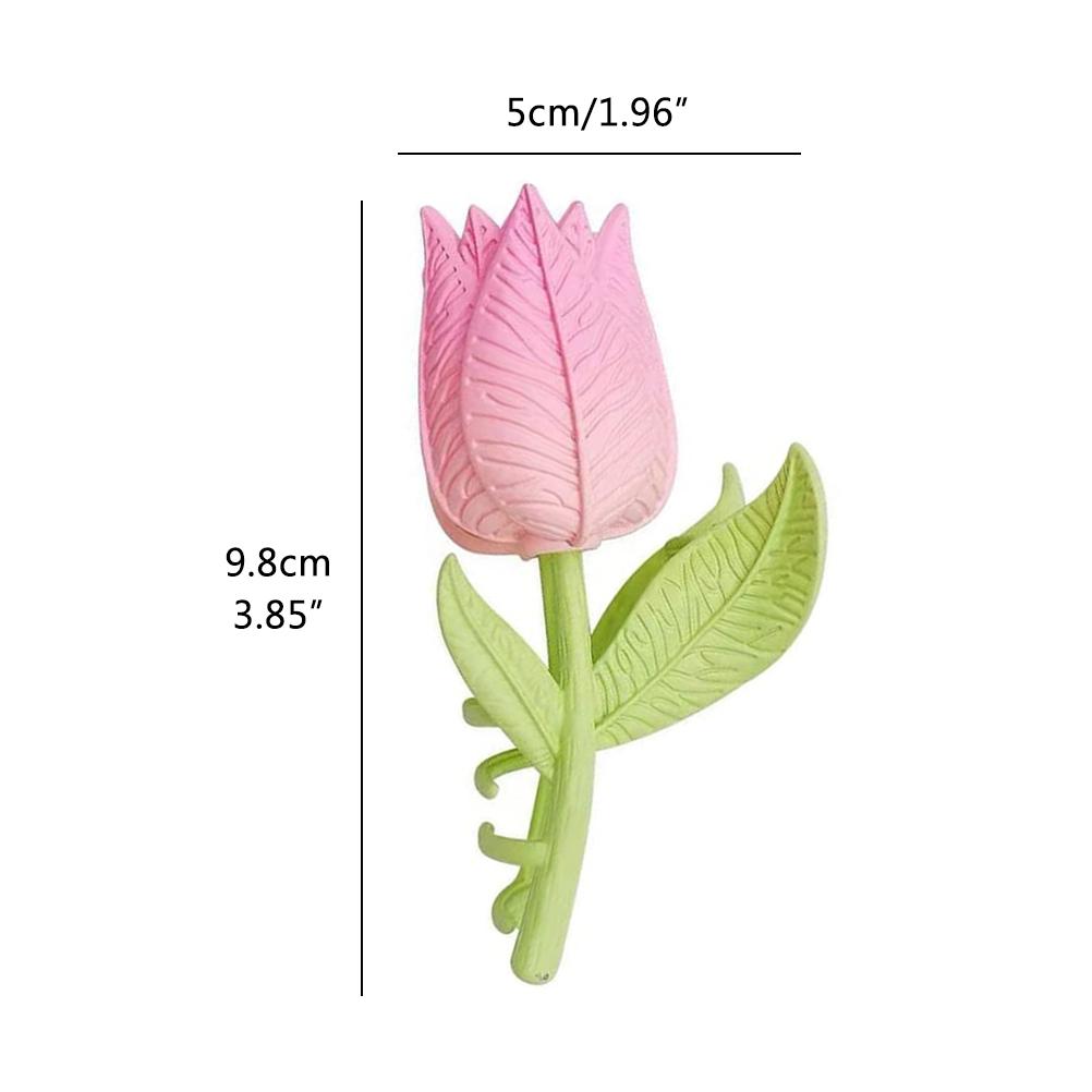 

Заколки-краб для волос в виде цветка, заколки-тюльпаны, зажимы для волос, зажимы для укладки волос, аксессуары для волос для женщин