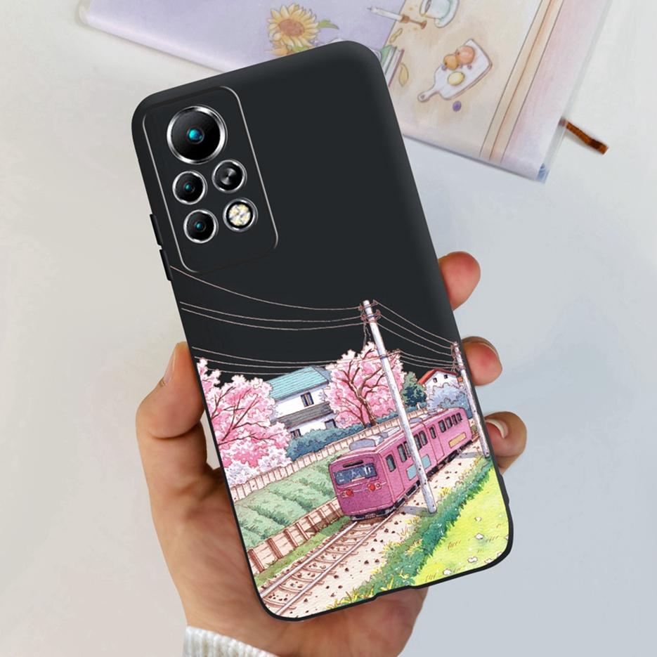 For Infinix Note 11 Pro Case X697 Cute Painted Back Cover Soft Silicone Phone Cases For Infinix Note 11 Note11 Pro Fundas Bumper
