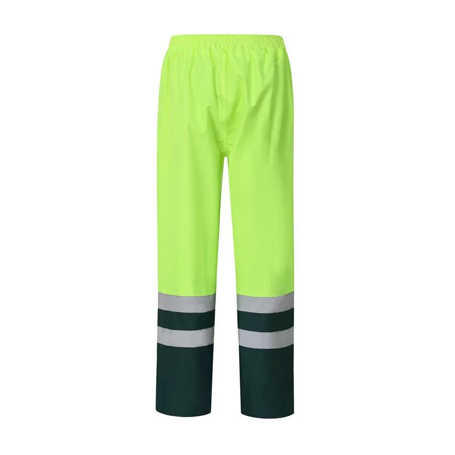 Neues Color-Block Sturmfestes 300D Oxford Outdoor Reflektierendes Regenmantelset