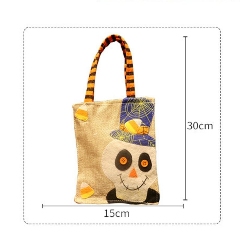 Halloween Candy Bags Holiday Pumpkin Bag Kids Gifts Bag Children Halloween Party Supplies 1pcs