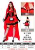Halloween witch costume adult cosplay black ghost ghost bride masquerade witch snake cook